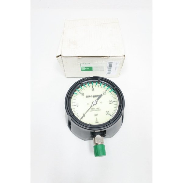 Mcdaniel Controls 4-1/2In 1/2In 0-30Psi Npt Pressure Gauge MPB/SCGB AB10919